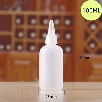 100ml con escala suave y transparente 3 pcs.