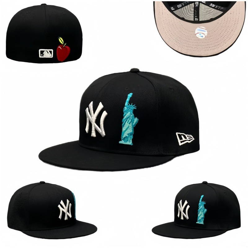New Era 59FIFTY New York Yankees Statue of Liberty Cap Black