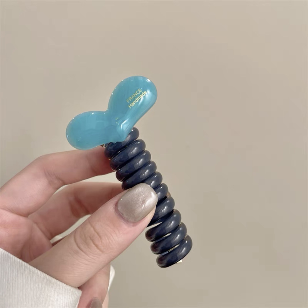 Línea telefónica trenzada transfronteriza, anillo para el cabello, perla, cabello trenzado recto, artefacto femenino, cola de caballo alta, burbuja, cabello trenzado, cuerda, accesorios para el cabello