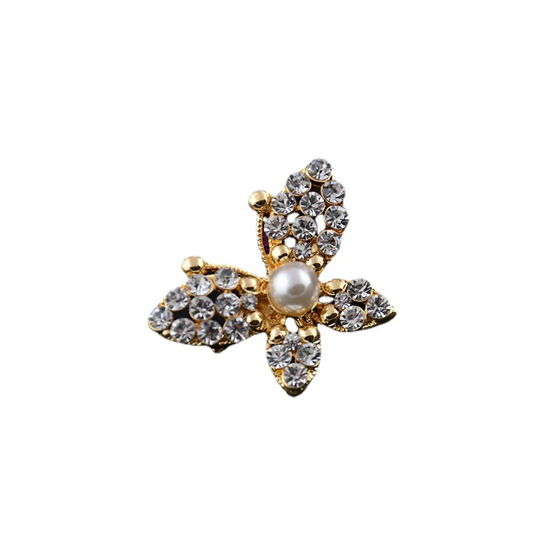 Sophisticated metal brooch, jacket from pearl lapel pin, accessory, protective underware, pin, European style