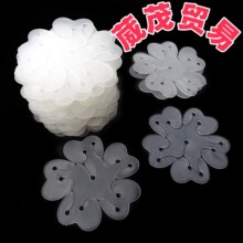 厂批发新款双层单层梅花夹大花片多功能环扣婚房婚礼装饰气球配件