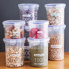 恵司食品級密封缶キッチン冷蔵庫新鮮保持収納ケースプラスチック貯蔵タンク分注五穀雑穀タンク