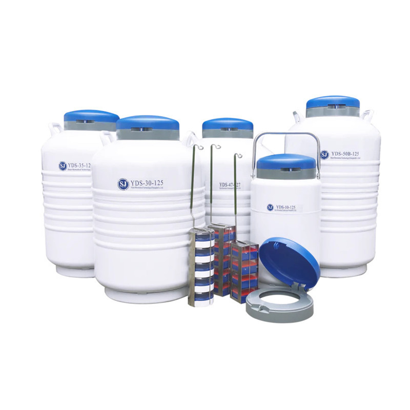 盛杰YDS-30-125大口径液氮生物容器  YDS-30-125-F样品保存液氮罐