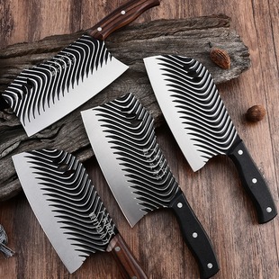 Yangjiang knife running rivers and lakes stainless steel kitchen knife manual forging bone cutting knife sharp bone cutting knife