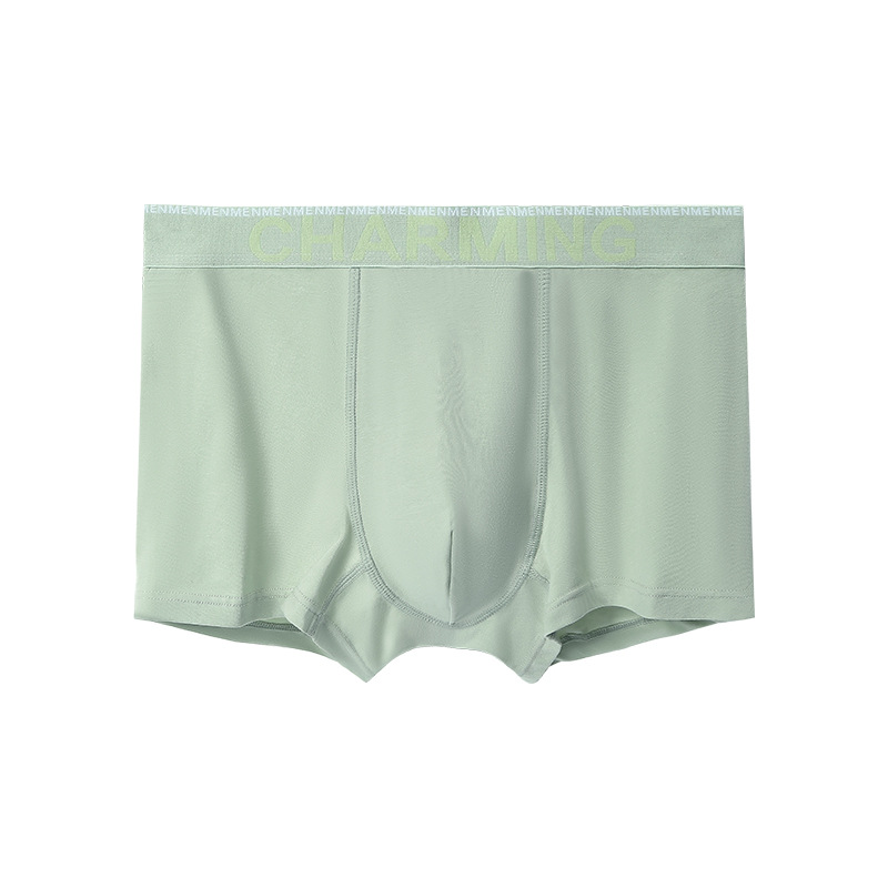 Ropa interior de los hombres modal algodón boxer shorts juventud inconsútil deportes transpirable más tamaño boxer shorts cabeza ropa interior