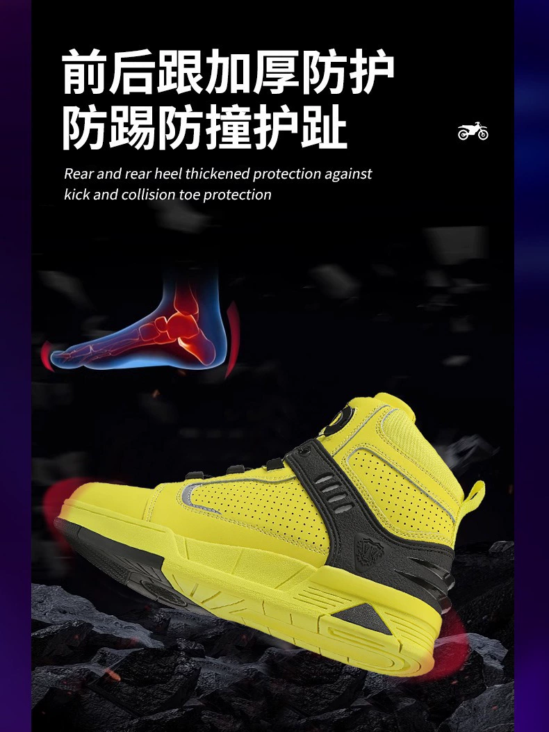 JG WOLVES/Jiugu Wolves Riding Shoes Motorcycle Boots Four Seasons Motorcycle Breathable Knight Equipment Commuter Racing Shoes