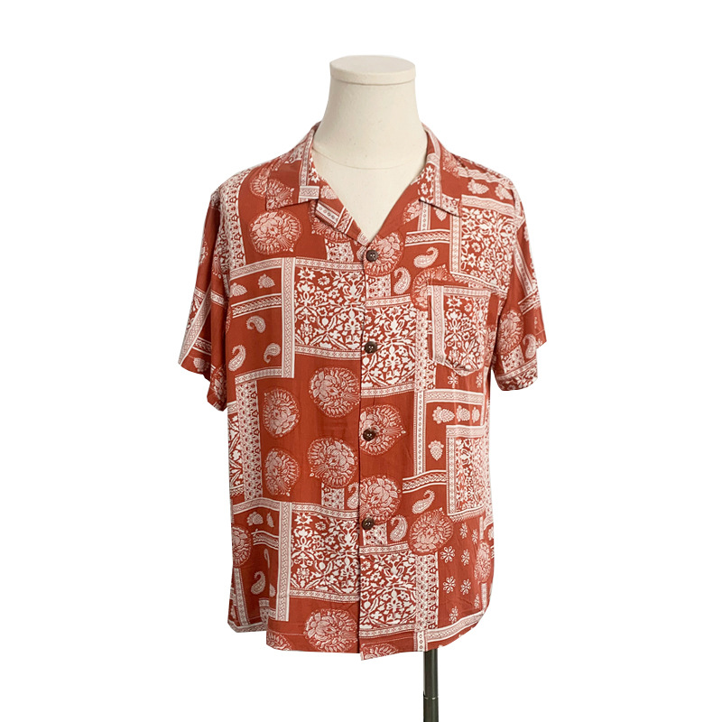 Red overall, shirt