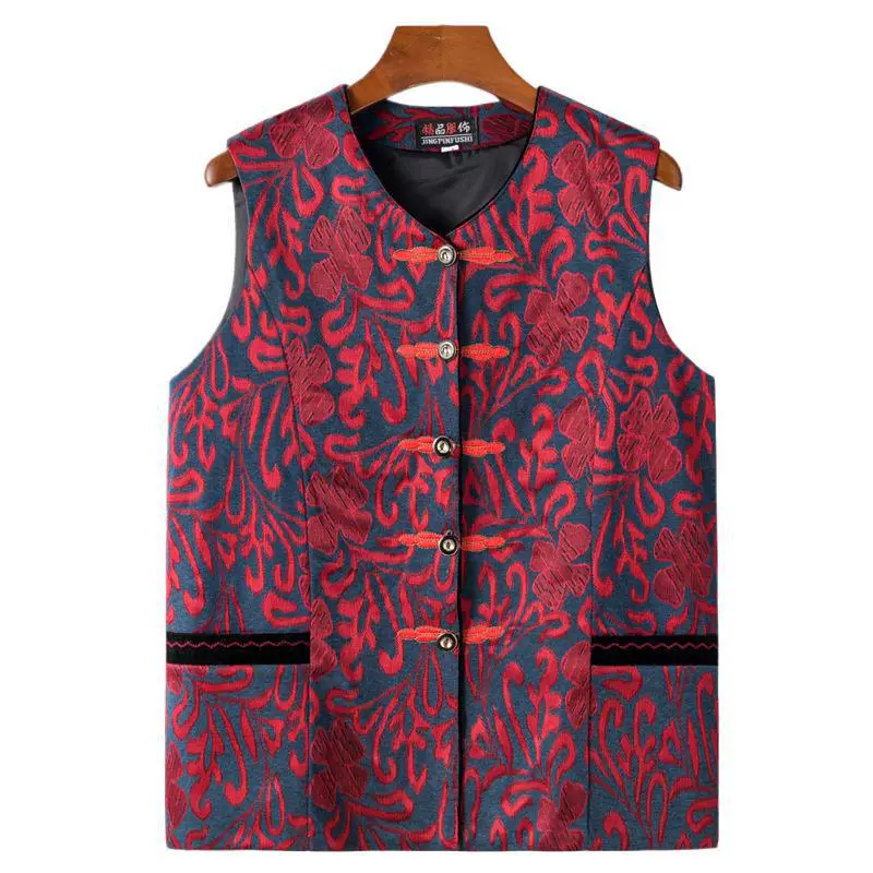 Большой размер бабушки весенний жакет свитер толстая мама женский кардиган жилет