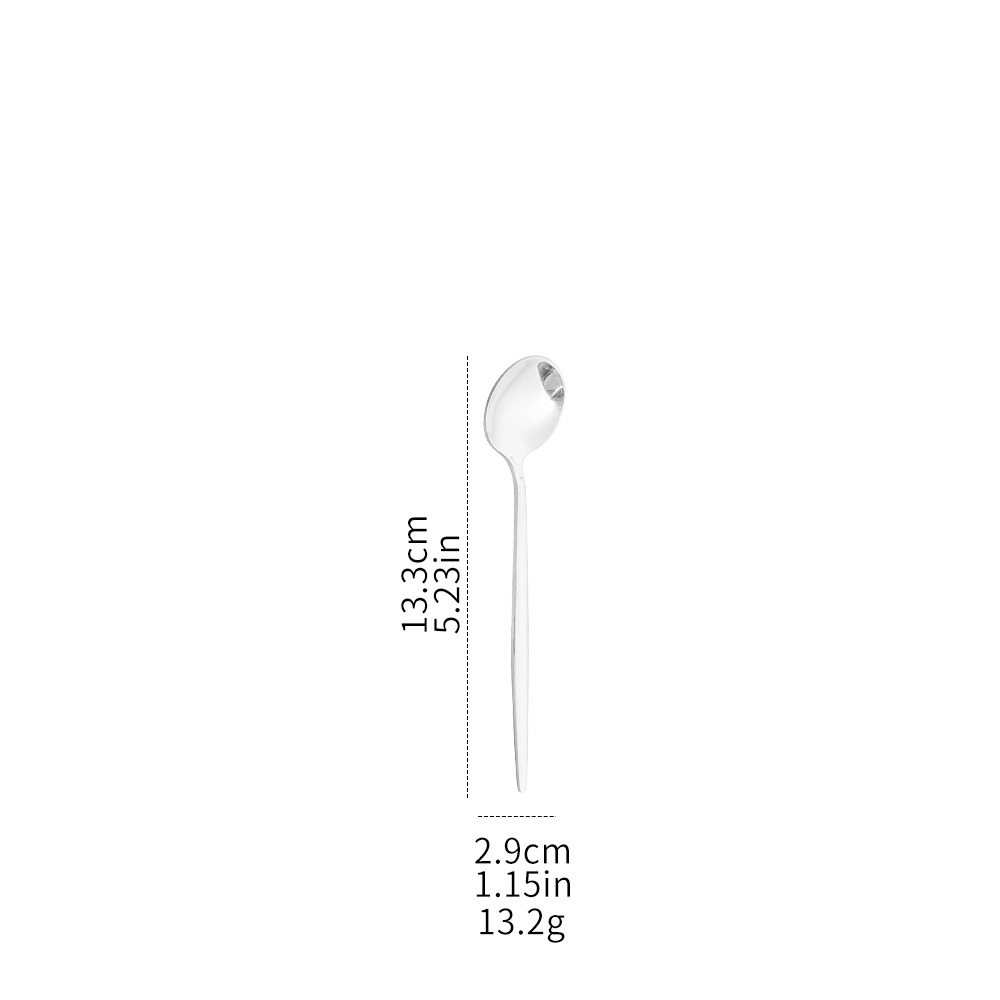 Stainless Steel Dessert Coffee Spoon For Elegant Tableware_voghion.com
