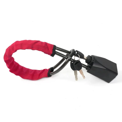 Cab and accessories Lock, Safety Buckle Lock, Steel - red