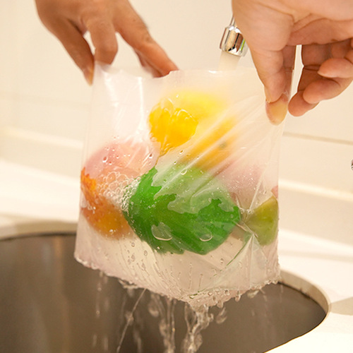 Disposable drain bag thickened self-standing kitchen waste bag leftovers anti-clogging kitchen sink filter