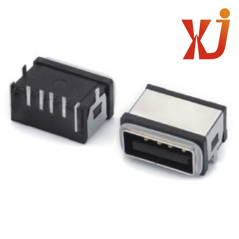 Поставка USB розеток, последние двусторонние двусторонние материнские платы A 90 градусов без подушек, длина 2.0 горизонтальная USB материнская плата A материнская 2.0