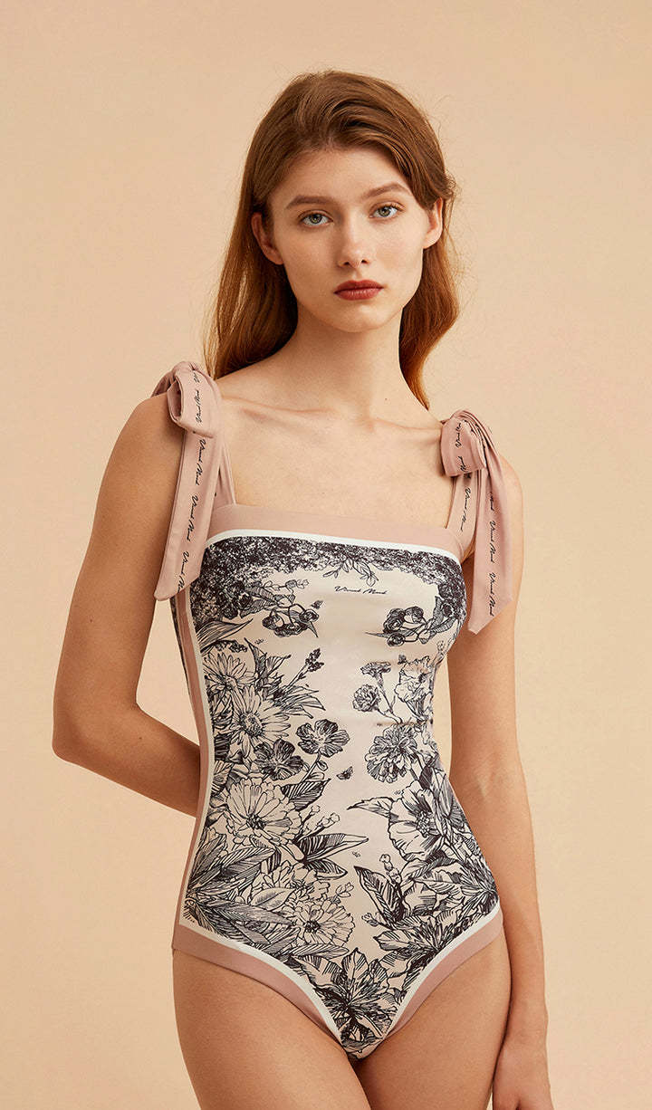 Retro French Swimsuit