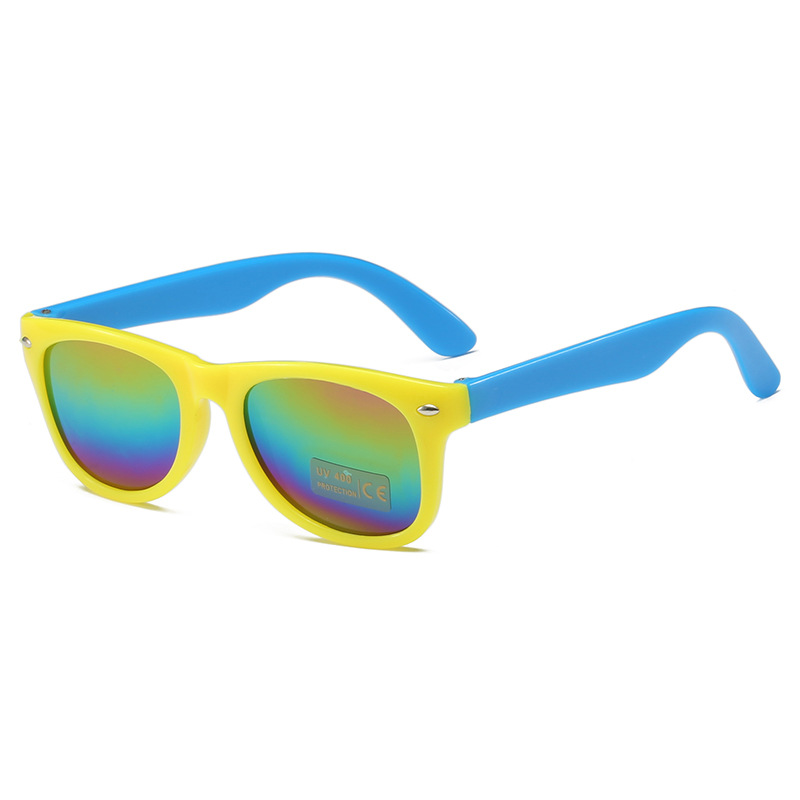 Yellow frame blue leg