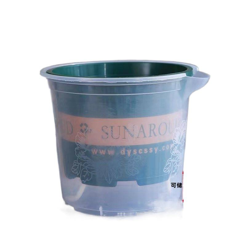 怠け者のためのグリーンラタン植木鉢、自動吸水二層プラスチック鉢植え、屋内バルコニー、水やり不要、透明な水貯蔵ガロンポット|undefined