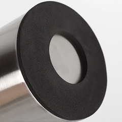 Stainless steel coffee grounds bucket home bar Italian semi-automatic coffee machine knocking dregs box round tea bucket tea dregs bucket