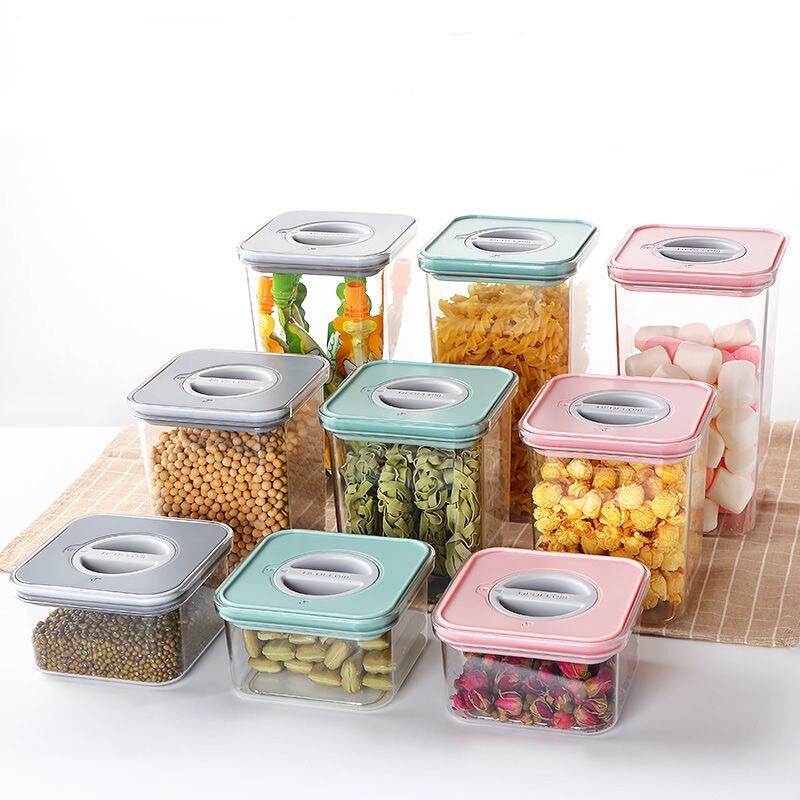 回転透明プラスチック密封タンク食品級防湿収納タンク保存箱家庭用五穀雑穀貯蔵タンク|undefined