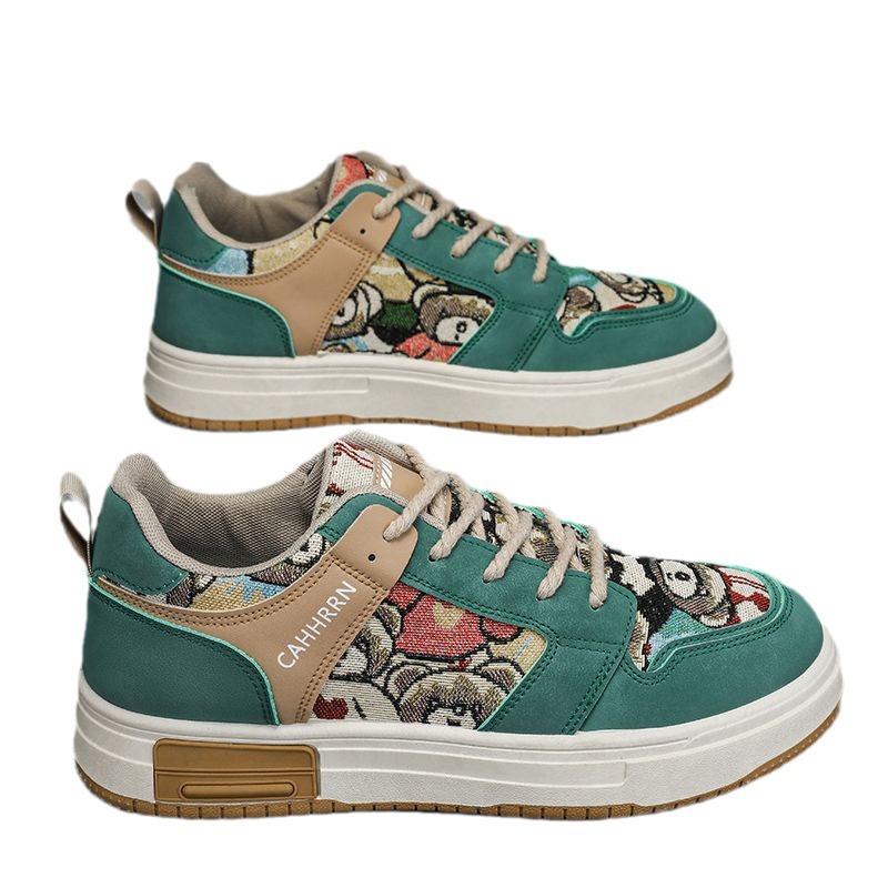 Chaussures de sport pour hommes, petites chaussures respirantes, décontractées, polyvalentes, semelle épaisse, antidérapantes, à la mode, pour étudiants, nouvelle collection été 2023_voghion.com