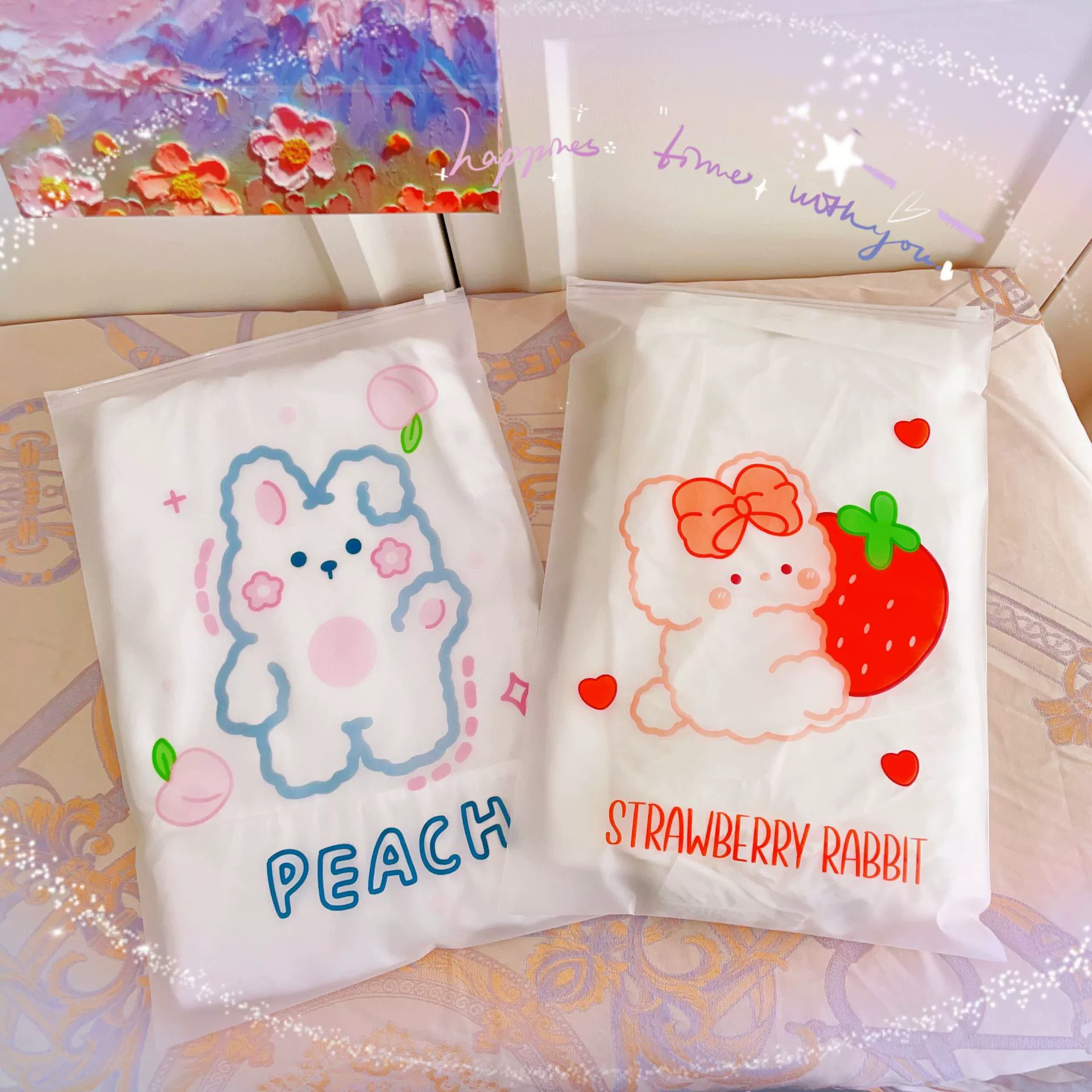 Cartoon storage bag for kindergarten, container, laundry basket, sealed bag, underwear, waterproof bag