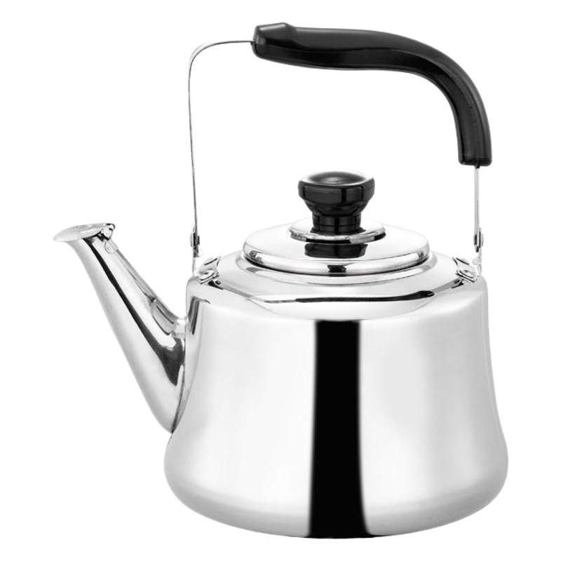 Classical Stainless Steel Whistle Kettle Large Capacity Boiling Kettle Heat Insulated and Durable Induction Cooker Large Kettle Kettle
