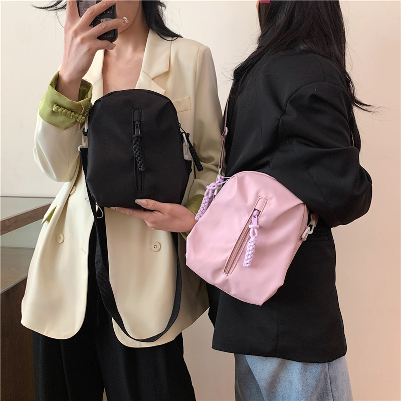 可愛小包包女2024新款少女學生斜挎包便攜大容量潮軟妹透明娃包潮