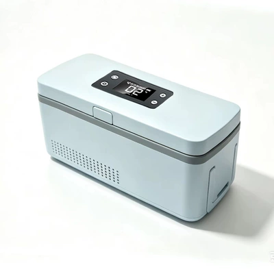 Cross-border foreign trade European standard multi-purpose car refrigerator, insulin cooler box, portable and movable small refrigerator, rechargeable