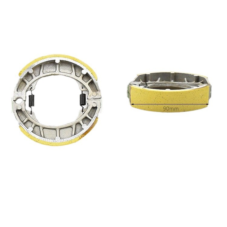 Pedal pastillas de freno del coche eléctrico 110 130 pastillas de freno de tambor pastillas de freno CG125 bloque de freno de la motocicleta engrosada resistente al desgaste