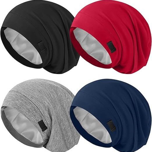 Cross-Border Hot-Selling Double-Layer Adjustable Sleep Cap, Men's Elastic Head Wrap Cap, Women's Chemotherapy Cap, Factory Direct Sales