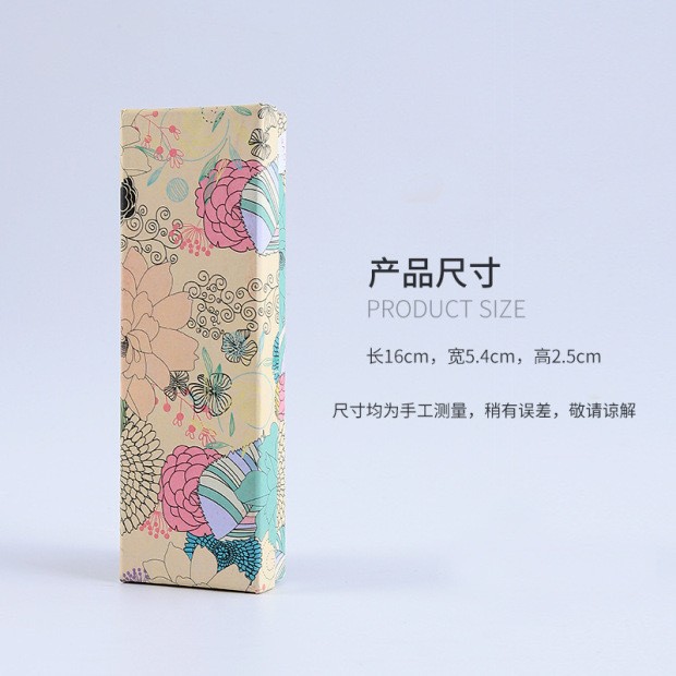 Caja de embalaje de regalo de moda simple de impresión de escritorio de negocios bolígrafo de firma bolígrafo caja de logotipo láser