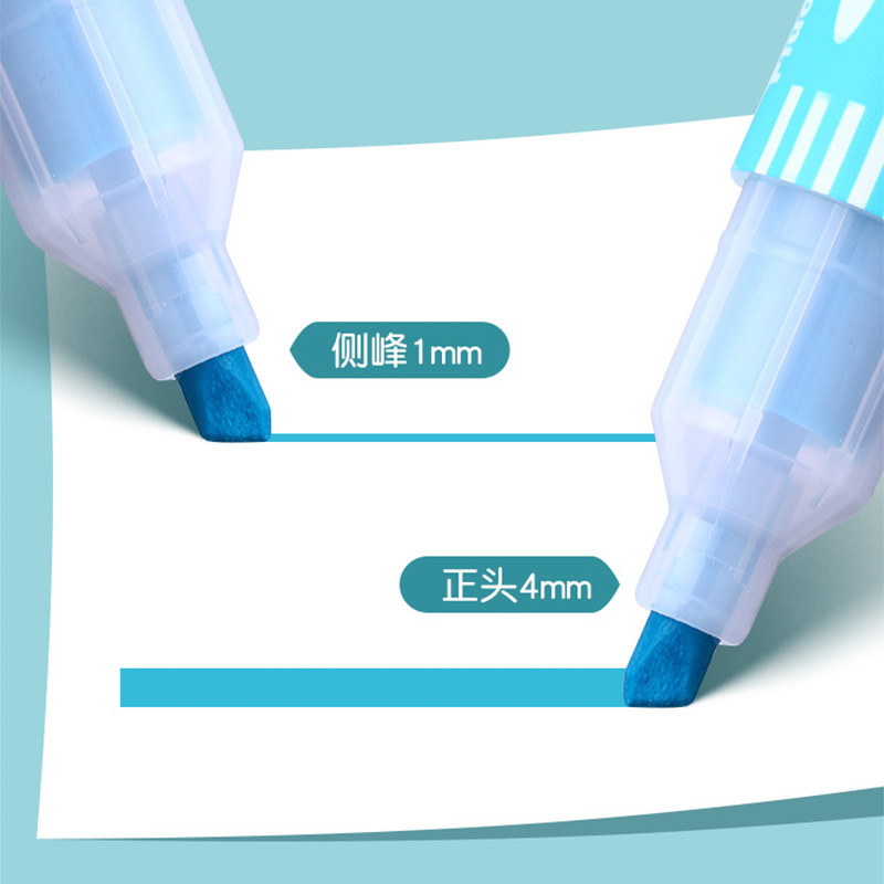 Comix color fluorescente marcado pluma etiqueta pluma marcado estudiante oficina 6-pack clave pluma mañana luz papelería