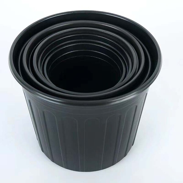 Black gallon -breeding pot seedling breeding base wooden plant black…