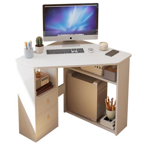 G3YN Small Corner Computer Desk, Home Office Desk, Simple Table, Bedroom Corner Desk, Student Writing Desk