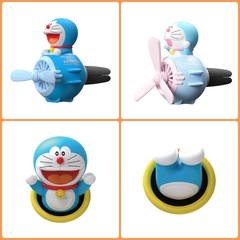 Doraemon Totoro Car Air Freshener Small Airplane Style Clamshell Air Vent Decor Solid Perfume