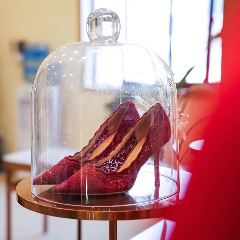 Spot Jc Same Style Red Wedding Shoes Female Bride Shoes Xiuhe Pointed Toe Wedding Dress Lace Mesh Stiletto Wedding High Heels Spot Jc Same Style Red Wedding Shoes Female Bride Shoes Xiuhe Pointed Toe Wedding Dress Lace Mesh Stiletto Wedding High Heels