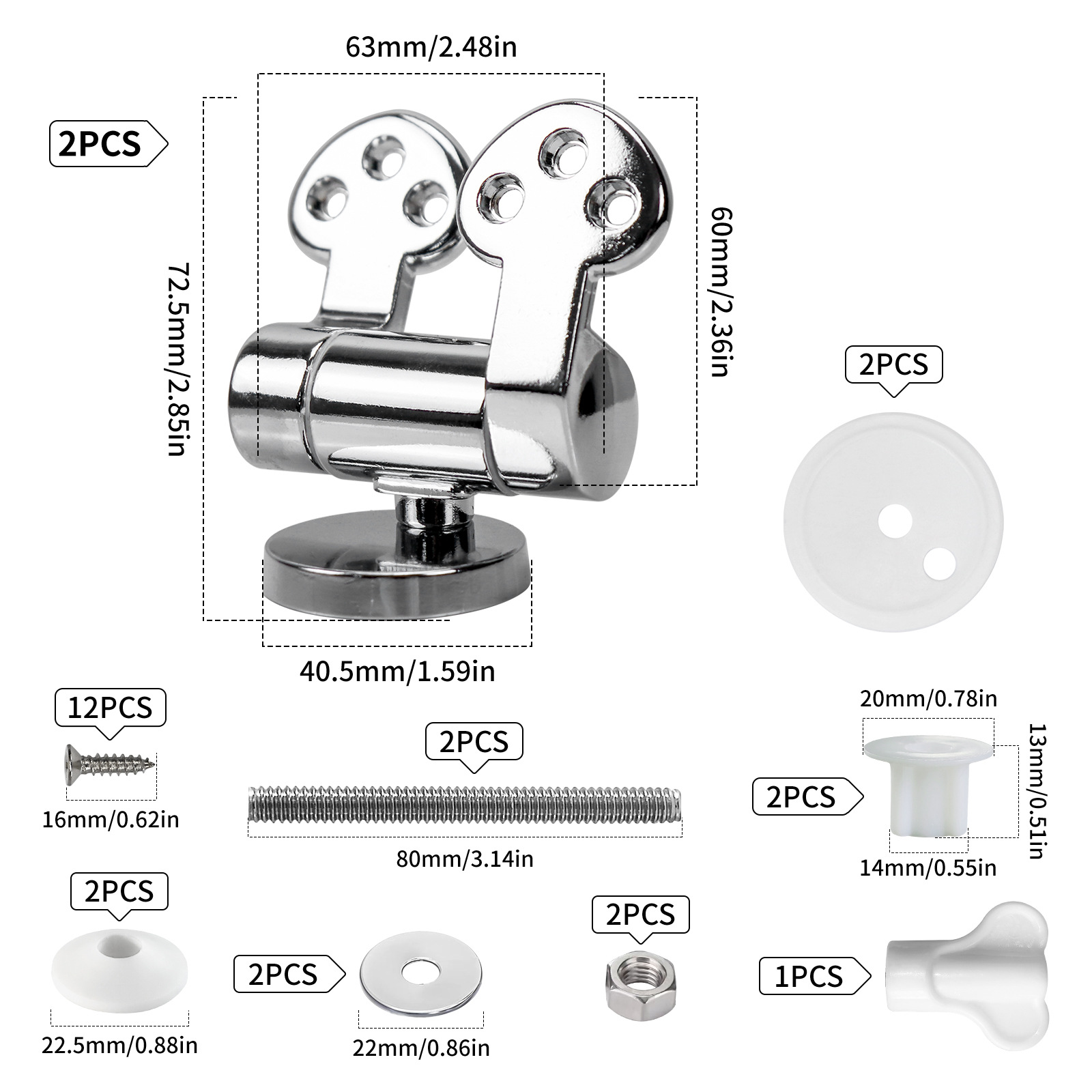 bisagra de aleación de zinc bisagra de cubierta de inodoro venta directa de fábrica