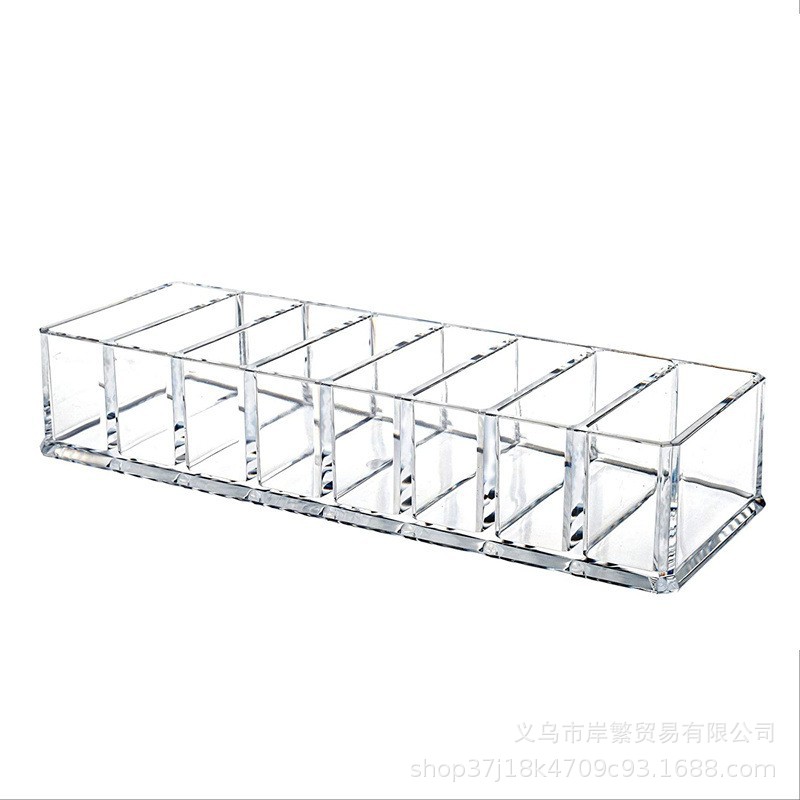 Caja de Almacenamiento para Cosméticos Transparente, Desmontable, con Compartimentos