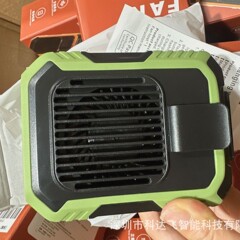 挂夹式风扇挂腰无叶懒人usb充电户外便携式随身迷你桌面手持风扇