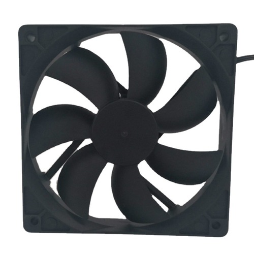 Chassis fan 12CM hydraulic bearing silent computer fan large air volume desktop chassis fan black
