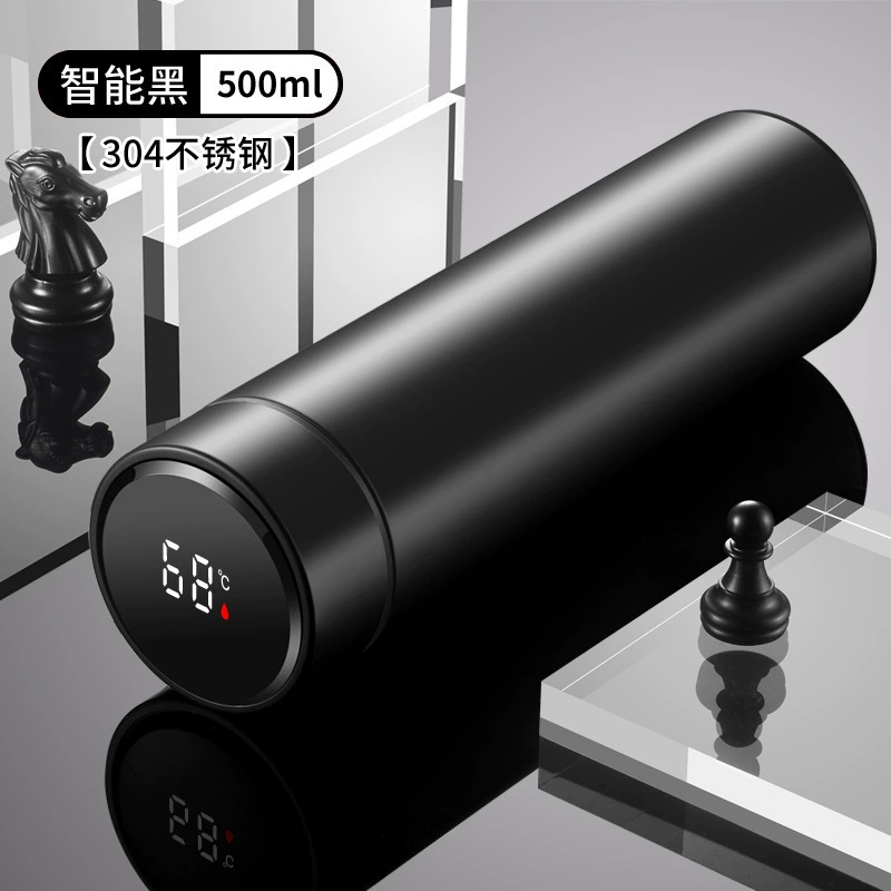 Умная термокружка с дисплеем температуры, термокружка из нержавеющей стали 304 для мужчин, термокружка с цифровым дисплеем и измерением температуры, портативная