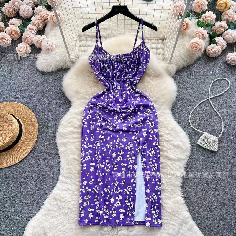 SHEIN dress Women's Summer Slim-fit Sexy Evening Dress Xiyin Miscellaneous dress Factory Low Price Supply