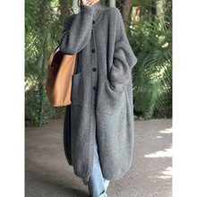 A 77341 Korean lazy style knit cardigan ��ϵ�������֯����