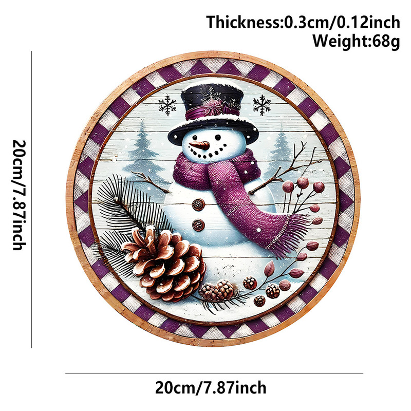 現物クリスマス円形ロゴ掛け木製クリスマス掛けシリーズ表札装飾クリスマスパーティーペンダント|undefined