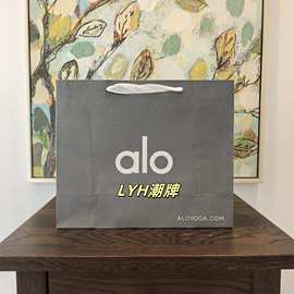 ALO手提袋AL专柜服装包装袋ALO购物手提袋短袖外套运动服装礼品袋