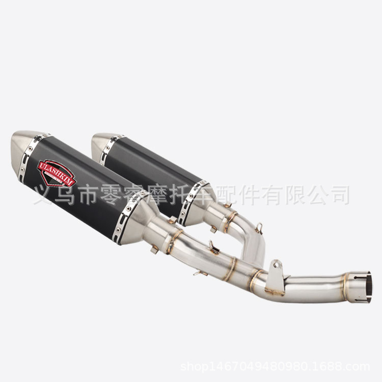 Motorcycle Exhaust Pipe Modification Crf450R Exhaust Pipe Tail Section Set Off-Road Exhaust Pipe 2015-2020