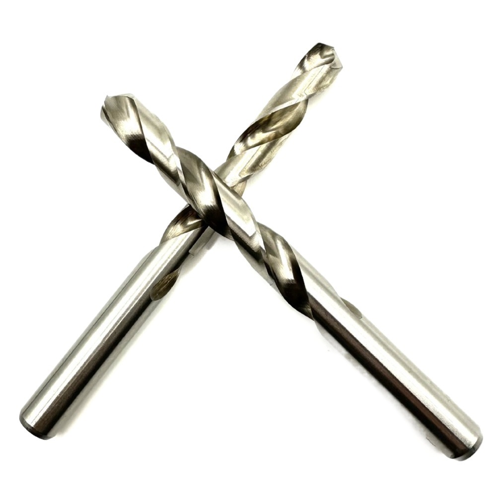 Acero de alta velocidad 6542 blanco Twist drill m2 blanco mango recto completo pulido taladro Acero inoxidable hierro madera perforación