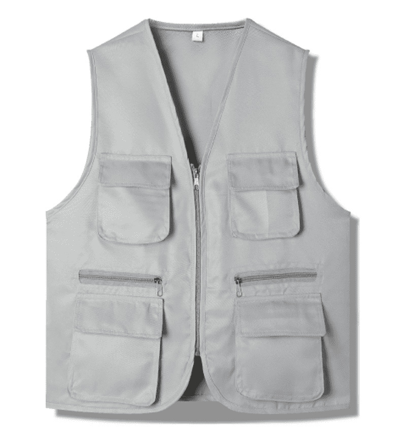 Ropa de trabajo voluntaria chaleco impresa tridimensional grupo de construcción voluntario chaleco voluntario publicidad de bienestar público bolsillo