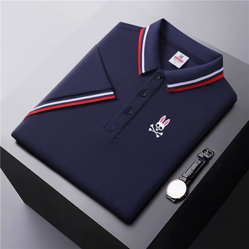 2024 frühling und Herbst männer kurze business casual halbarm T-shirt top sommer polo-shirt