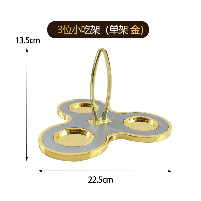 Cenizas doradas KTV suministros set de platos de frutas clube nocturno cenicero lujo ligero bar caja de toallas de fiesta de moda