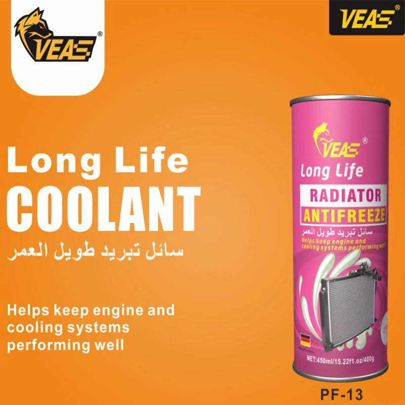 Заводская оптовая продажа 450 мл-15 ° C автомобильный антифриз, охлаждающая жидкость для двигателя, резервуар для воды, сокровище, автомобильная охлаждающая жидкость