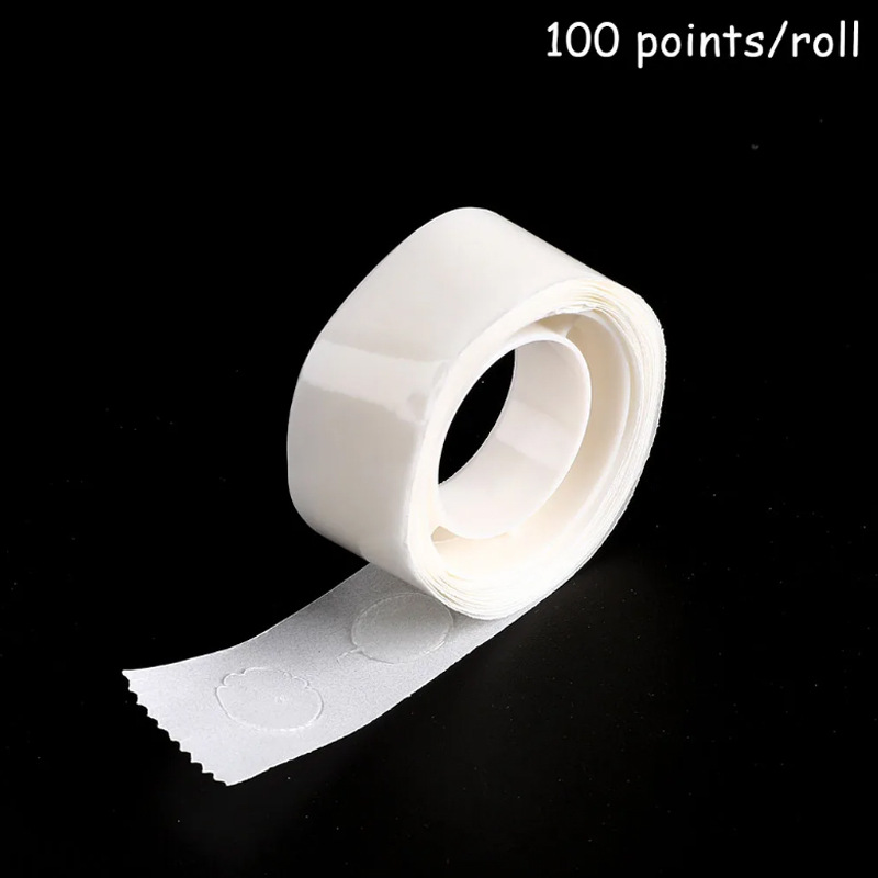 Accesorios de globo dispensador de globo adhesivo sin rastro se puede mover 100 puntos de suministros de fiesta de boda puntos de adhesivo de doble cara puntos de adhesivo